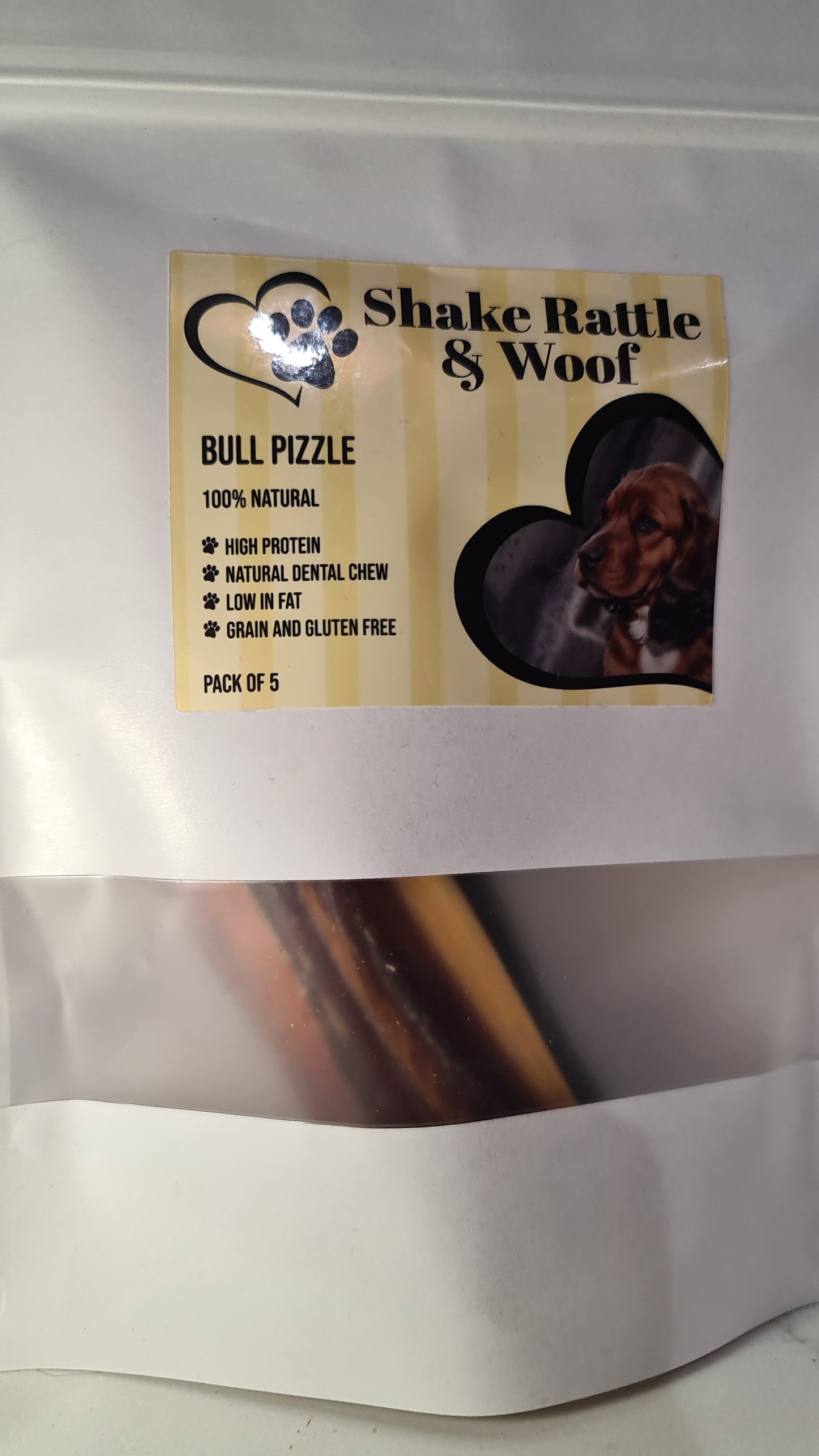 Bull Pizzle - Pack of 5